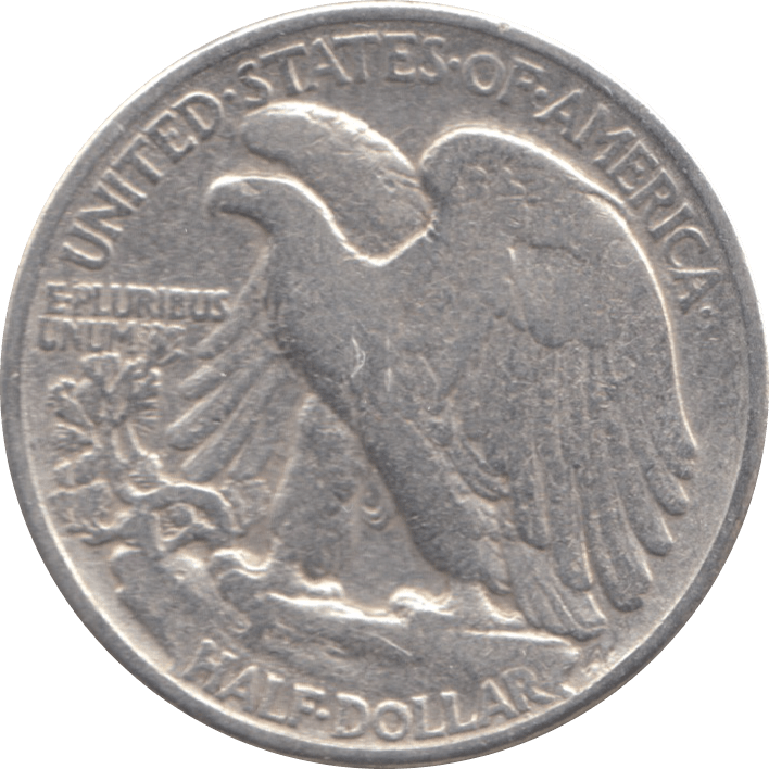1945 SILVER HALF DOLLAR USA A - WORLD SILVER COINS - Cambridgeshire Coins