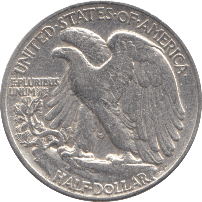 1945 SILVER HALF DOLLAR USA B - WORLD SILVER COINS - Cambridgeshire Coins