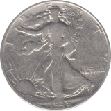 1945 SILVER HALF DOLLAR USA C - WORLD SILVER COINS - Cambridgeshire Coins