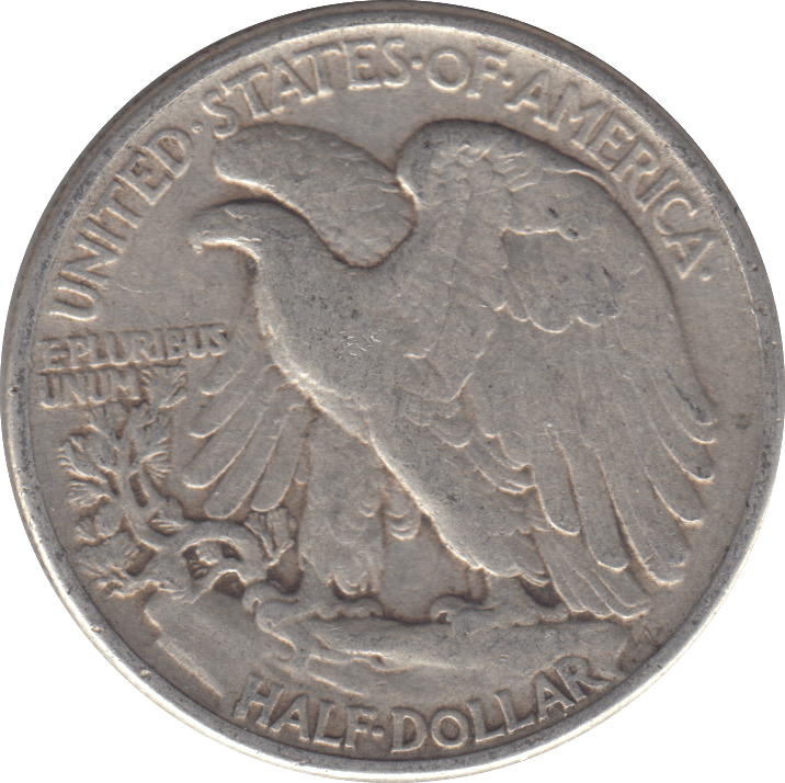 1945 SILVER HALF DOLLAR USA - SILVER WORLD COINS - Cambridgeshire Coins