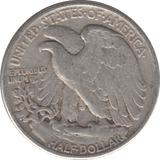 1945 SILVER HALF DOLLAR USA - SILVER WORLD COINS - Cambridgeshire Coins