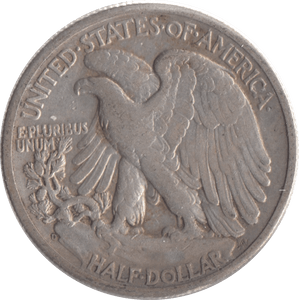 1945 SILVER HALF DOLLAR USA - SILVER WORLD COINS - Cambridgeshire Coins