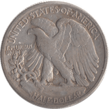 1945 SILVER HALF DOLLAR USA - SILVER WORLD COINS - Cambridgeshire Coins