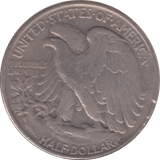 1945 SILVER HALF DOLLAR USA - SILVER WORLD COINS - Cambridgeshire Coins