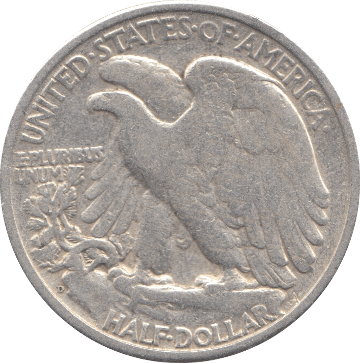 1945 SILVER HALF DOLLAR USA - SILVER WORLD COINS - Cambridgeshire Coins