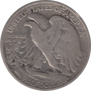 1945 SILVER HALF DOLLAR USA - WORLD SILVER COINS - Cambridgeshire Coins