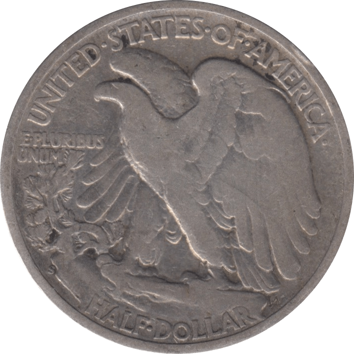1945 SILVER HALF DOLLAR USA - WORLD SILVER COINS - Cambridgeshire Coins