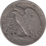 1945 SILVER HALF DOLLAR USA - WORLD SILVER COINS - Cambridgeshire Coins