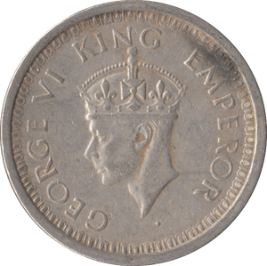 1945 SILVER INDIA 1 RUPEE - SILVER WORLD COINS - Cambridgeshire Coins