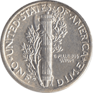 1945 SILVER ONE DIME USA - SILVER WORLD COINS - Cambridgeshire Coins