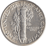 1945 SILVER ONE DIME USA - SILVER WORLD COINS - Cambridgeshire Coins