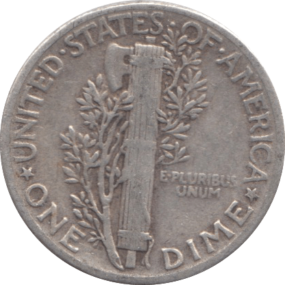 1945 SILVER USA ONE DIME - SILVER WORLD COINS - Cambridgeshire Coins