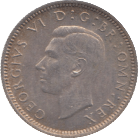 1945 SIXPENCE ( AUNC ) 4 - Sixpence - Cambridgeshire Coins