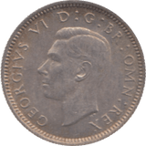 1945 SIXPENCE ( AUNC ) 4 - Sixpence - Cambridgeshire Coins