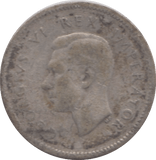 1945 SOUTH AFRICA THREEPENCE - WORLD COINS - Cambridgeshire Coins