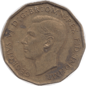 1945 THREEPENCE ( UNC ) 23 - Threepence - Cambridgeshire Coins