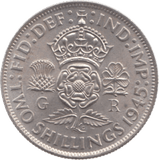 1945 TWO SHILLINGS ( EF ) 11 - TWO SHILLING - Cambridgeshire Coins