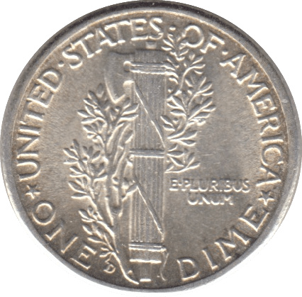 1945 USA SILVER DIME DENVER MINT - SILVER WORLD COINS - Cambridgeshire Coins