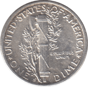 1945 USA SILVER DIME SAN FRANCISCO MINT - SILVER WORLD COINS - Cambridgeshire Coins