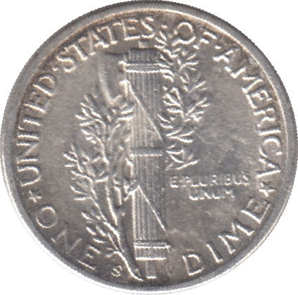 1945 USA SILVER DIME SAN FRANCISCO MINT - SILVER WORLD COINS - Cambridgeshire Coins