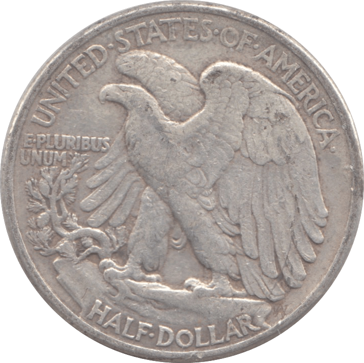 1945 USA SILVER HALF DOLLAR - WORLD COINS - Cambridgeshire Coins