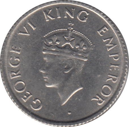 1946 1/4 RUPEE BRITISH INDIA - WORLD COINS - Cambridgeshire Coins