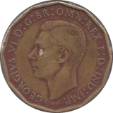 1946 BRASS THREEPENCE ( GVF ) 8 - Threepence - Cambridgeshire Coins