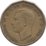 1946 BRASS THREEPENCE ( VF ) 3 - Threepence - Cambridgeshire Coins