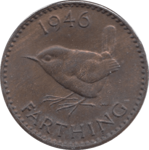 1946 FARTHING ( UNC ) - Farthing - Cambridgeshire Coins