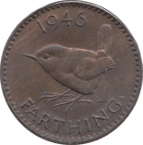 1946 FARTHING ( UNC ) - Farthing - Cambridgeshire Coins