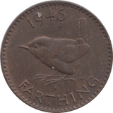 1946 FARTHING ( UNC ) - Farthing - Cambridgeshire Coins