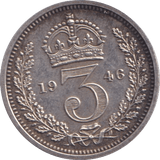 1946 MAUNDY THREEPENCE ( AUNC ) - MAUNDY THREEPENCE - Cambridgeshire Coins
