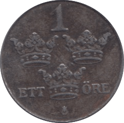 1946 ONE ORE SWEDEN - WORLD COINS - Cambridgeshire Coins