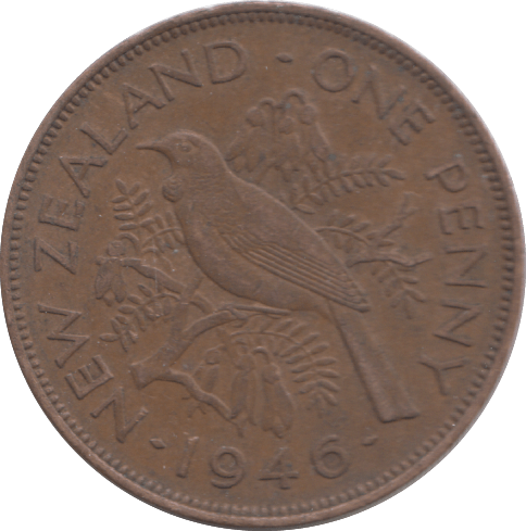 1946 ONE PENNY NEW ZEALAND - WORLD COINS - Cambridgeshire Coins