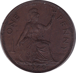 1946 PENNY ( EF ) A - Penny - Cambridgeshire Coins