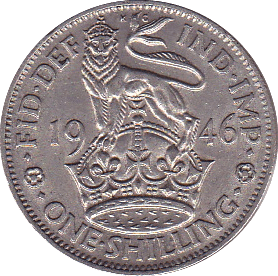 1946 SHILLING ( EF ) - Shilling - Cambridgeshire Coins