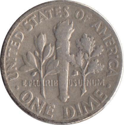 1946 SILVER ONE DIME USA - SILVER WORLD COINS - Cambridgeshire Coins