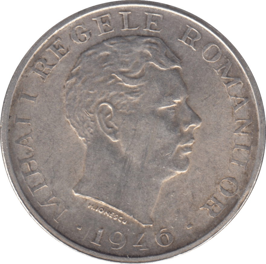 1946 SILVER ROMANIA 100000 LEI - WORLD SILVER COINS - Cambridgeshire Coins