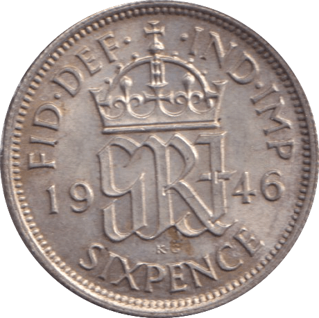1946 SIXPENCE ( UNC ) - Sixpence - Cambridgeshire Coins