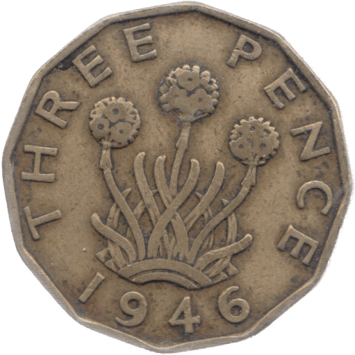 1946 THREEPENCE 3 ( GF ) - Threepence - Cambridgeshire Coins