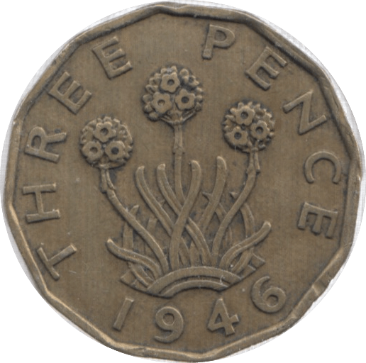 1946 THREEPENCE ( EF ) 3 - Threepence - Cambridgeshire Coins