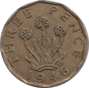 1946 THREEPENCE ( EF ) - Threepence - Cambridgeshire Coins