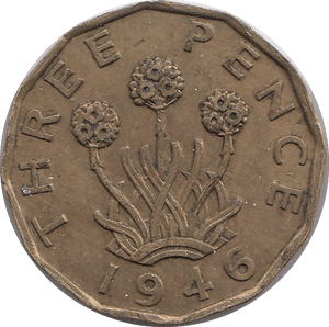 1946 THREEPENCE ( EF ) - Threepence - Cambridgeshire Coins