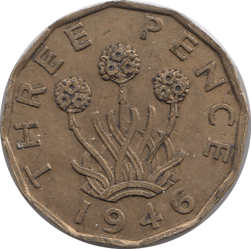 1946 THREEPENCE ( EF ) - Threepence - Cambridgeshire Coins