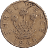 1946 THREEPENCE ( FINE ) - Threepence - Cambridgeshire Coins