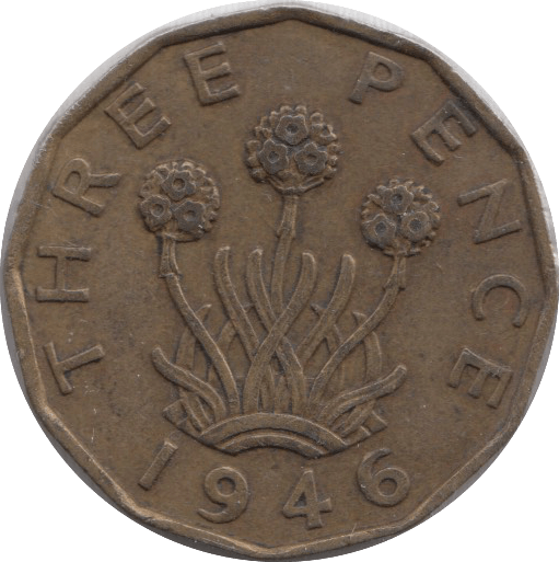 1946 THREEPENCE ( GF ) 1 - Threepence - Cambridgeshire Coins