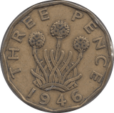 1946 THREEPENCE ( GF ) 3 - Threepence - Cambridgeshire Coins