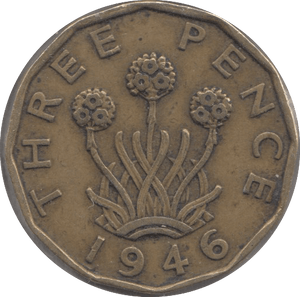 1946 THREEPENCE ( GF ) B 1 - Threepence - Cambridgeshire Coins