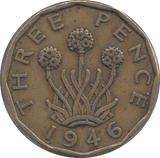 1946 THREEPENCE ( GF ) B 1 - Threepence - Cambridgeshire Coins