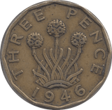 1946 THREEPENCE ( GF ) C 1 - Threepence - Cambridgeshire Coins